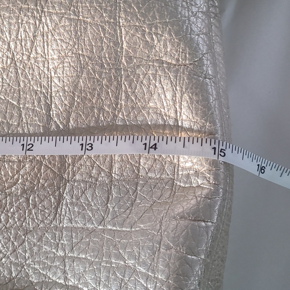 COACH Metallic Gold Legacy Large Leather Duffle Bag with Tassel #19896 - Picture 15 of 15